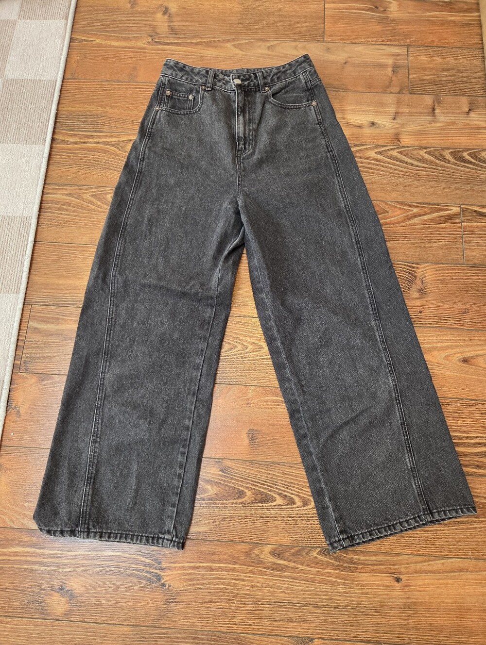 Dark Wash Wide Leg Denim Size 25